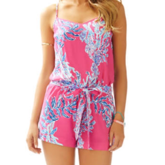 Lilly Pulitzer Other - Lilly Pulitzer Samba Dusk Romper Medium
